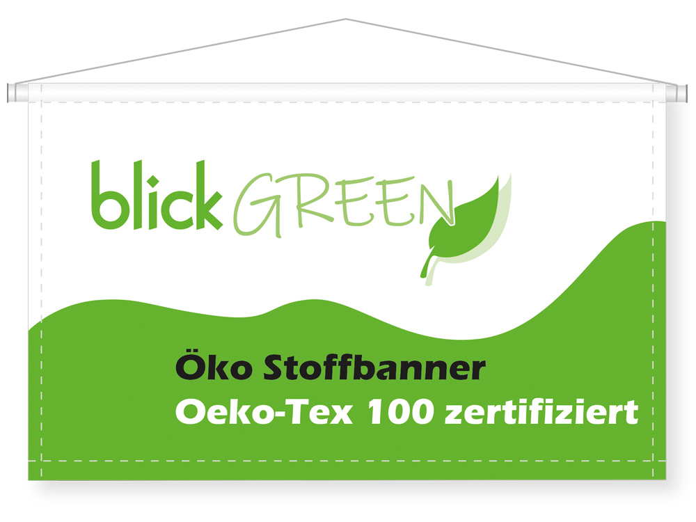 Öko Stoffbanner